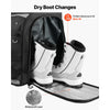VEVOR Ski Boot Bag, 70L, Snowboard Boots Travel Backpack for Men Women, with Waterproof Exterior & Bottom, Durable 1680D Oxford, Bag for Skis, Snowboard, Helmet, Goggles, Gloves, Accessories (Black)