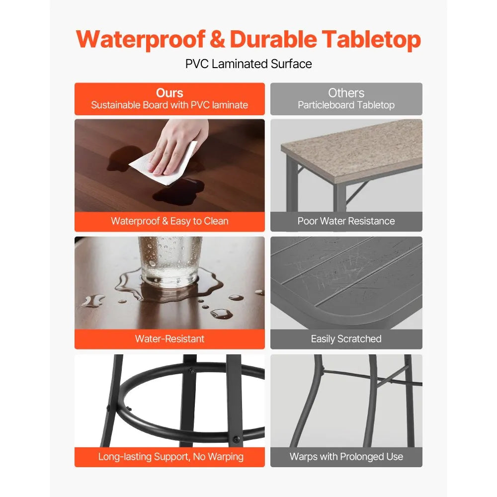 Vevor Bar Table Outdoor Round 23.7