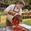 VEVOR 80 Qt Seafood Boiling Kit with Strainer, Aluminum Crawfish Boiler, Outdoor Backyard Cooking for Crab, Shrimp, Lobster, Soup, Deep Fryer Steamer Set with Stand and 110,000 BTU Propane Burner