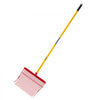 VEVOR Manure Fork, 18 Angled Tines, Horse Manure Rake with Long Fiberglass Handle, 61 in Durable Plastic Pitchfork Muck Rake Tool for Gardening Horse Stall Stable Grass Hay Cleaning Farm Work