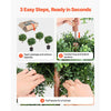 VEVOR Artificial Topiary Boxwood Double Ball, 2 Set 36 inch Faux Boxwood Plant Balls, Fake Silk Tree Look Real, Easy Assembly for Decor Front Porch Outdoor Patio Garden Balcony Backyard Indoor