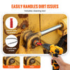 VEVOR Grease Gun Coupler, 10000 PSI High Pressure, 6-Jaw Locking, Quick Release Grease Gun Tip with Hose/Zerk Fittings Cleaner, Compatible with All Grease Guns 1/8" NPT Grease Fittings for Automobiles