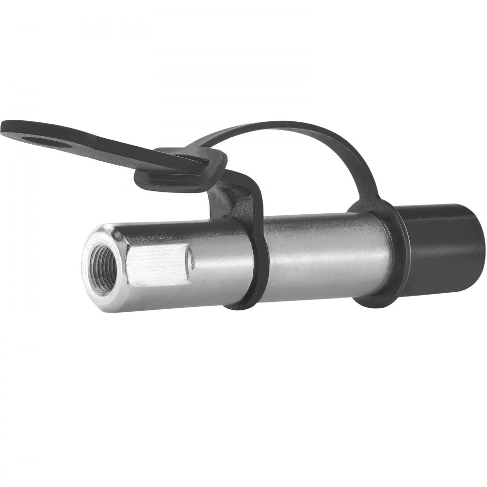 VEVOR Grease Gun Coupler, 10000 PSI High Pressure, 3-Jaw Locking, Quick Release Grease Gun Tip with Hose/Zerk Fittings Cleaner/Extension Needles, Compatible with All Grease Guns 1/8" NPT Fittings