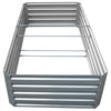 VEVOR Galvanized Raised Garden Bed, 80\" x 40\" x 19\" Metal Planter Box, Gray Steel Plant Raised Garden Bed Kit, Planter Boxes Outdoor for Growing Vegetables,Flowers,Fruits,Herbs,and Succulents