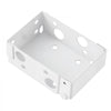 VEVOR Box Mounting Brackets, 2 Pcs, Box Blind Bracket for Window Blinds, Fit for 1.5 x 2.25 inch Headrails, with Self-Tapping Screws and Expansion Tubes, Sturdy Iron, for Blinds Installation, White