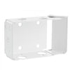 VEVOR Box Mounting Brackets, 2 Pcs, Box Blind Bracket for Window Blinds, Fit for 1.5 x 2.25 inch Headrails, with Self-Tapping Screws and Expansion Tubes, Sturdy Iron, for Blinds Installation, White