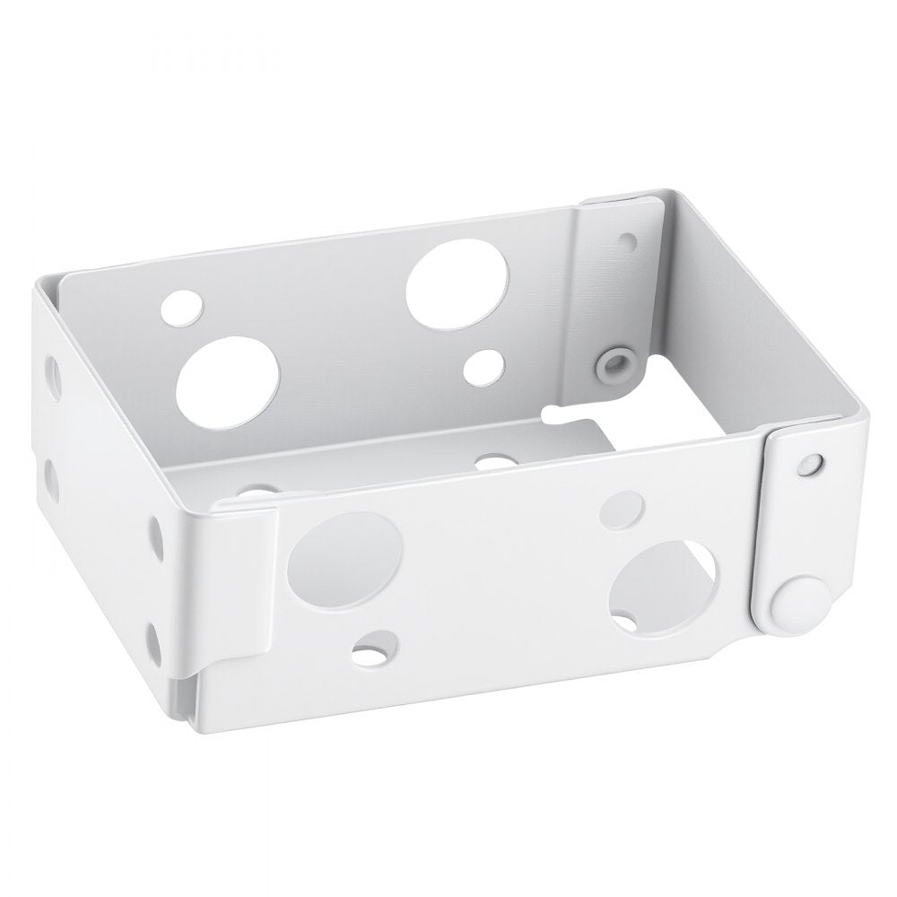 VEVOR Box Mounting Brackets, 2 Pcs, Box Blind Bracket for Window Blinds, Fit for 1.5 x 2.25 inch Headrails, with Self-Tapping Screws and Expansion Tubes, Sturdy Iron, for Blinds Installation, White