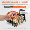 VEVOR Pressure Washer Pump, 1" Shaft Horizontal Triplex Plunger, 4300 PSI, 4.4GPM, Replacement Power Washer Pumps Kit with 5 Nozzles, Compatible with Simpson MorFlex 40224, 40225, 40226, Santoprene