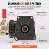 VEVOR Pressure Washer Pump, 1" Shaft Horizontal Triplex Plunger, 4300 PSI, 4.4GPM, Replacement Power Washer Pumps Kit with 5 Nozzles, Compatible with Simpson MorFlex 40224, 40225, 40226, Santoprene