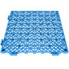 VEVOR Interlocking Tile 50PCS Blue, Drainage Tiles 12" x 12" Splicing, Soft PVC Interlocking Drainage Floor Tiles, Non-Slip Drainage Holes for Restroom, Bathroom, Kitchen, Pool, Wet Areas