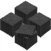 VEVOR Interlocking Tile 55PCS Black, Drainage Tiles 12" x 12" Splicing, Soft PVC Interlocking Drainage Floor Tiles, Non-Slip Drainage Holes for Restroom, Bathroom, Kitchen, Pool, Wet Areas