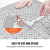 VEVOR Interlocking Tile 55PCS Grey, Drainage Tiles 12" x 12"x 0.6 Splicing, Soft PVC Interlocking Floor Tiles, Non-Slip Drainage Holes for Restroom, Bathroom, Kitchen, Pool, Wet Area