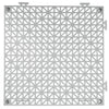 VEVOR Interlocking Tile 55PCS Grey, Drainage Tiles 12" x 12"x 0.6 Splicing, Soft PVC Interlocking Floor Tiles, Non-Slip Drainage Holes for Restroom, Bathroom, Kitchen, Pool, Wet Area