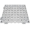 VEVOR Interlocking Tile 55PCS Grey, Drainage Tiles 12" x 12"x 0.6 Splicing, Soft PVC Interlocking Floor Tiles, Non-Slip Drainage Holes for Restroom, Bathroom, Kitchen, Pool, Wet Area