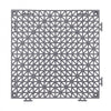 VEVOR Modular Interlocking Cushion 50 Pack Splicing Drainage Mats Gray, for Bathrooms Restrooms Pools Kitchens, 12 x 12 in Non-Slip PVC Interlocking Floor Tiles, 0.6 in Thickened, Easy to Clean