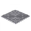 VEVOR Modular Interlocking Cushion 50 Pack Splicing Drainage Mats Gray, for Bathrooms Restrooms Pools Kitchens, 12 x 12 in Non-Slip PVC Interlocking Floor Tiles, 0.6 in Thickened, Easy to Clean