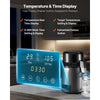 VEVOR Water Distiller, 4L 1.1 Gallon Pure Water Purifier Filter For Home Table Countertop, 1750W Distilled Maker with Glass Pot, Stainless Steel Interior Drinking Machine to Make Clean Waters, Grey
