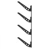 VEVOR Surfboard Wall Mount, 4 Tiers Horizontal Surfboard Rack for Storage and Display, Adjustable Height Metal Board Stand Organizer, Surf Board Holder for Snowboards, Kiteboards, Shortboard, Skis