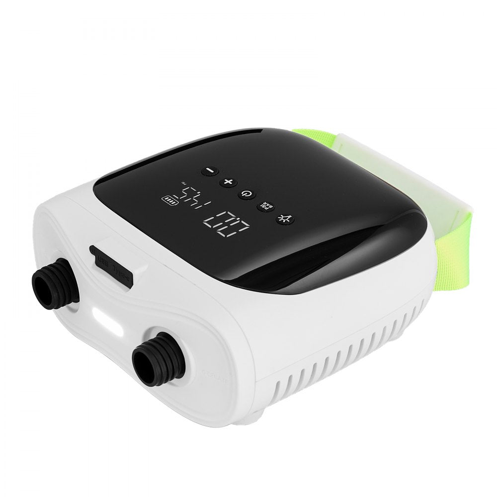 VEVOR Paddle Board Pump, 20PSI High Pressure, Rechargeable Battery-Powered, Dual Stage Electric SUP Air Pump with Auto-Off and Deflation Function, Ideal for Inflatable Paddle Board, Tent and Mattress