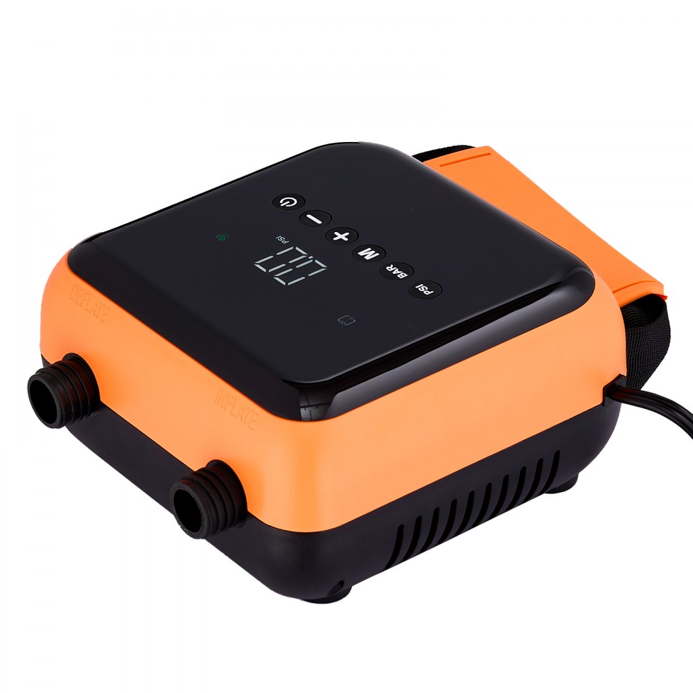 VEVOR Paddle Board Pump, 40PSI High Pressure, Dual Stage Inflation & Deflation SUP Air Pump with Auto-Off Function and 12V DC Car Connector, Ideal for Inflatable Paddle Board, Tent and Mattress