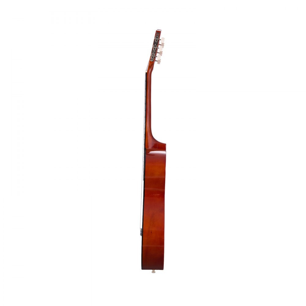 VEVOR Classical Guitar, 38 Inch, Wood Classical Guitar Starter Kit for Beginners, with Nylon Strings, Gig Bag, Strap, Tuner, Extra Strings, Pick, Capo, Basswood, for Teenagers Adults Students, Natural