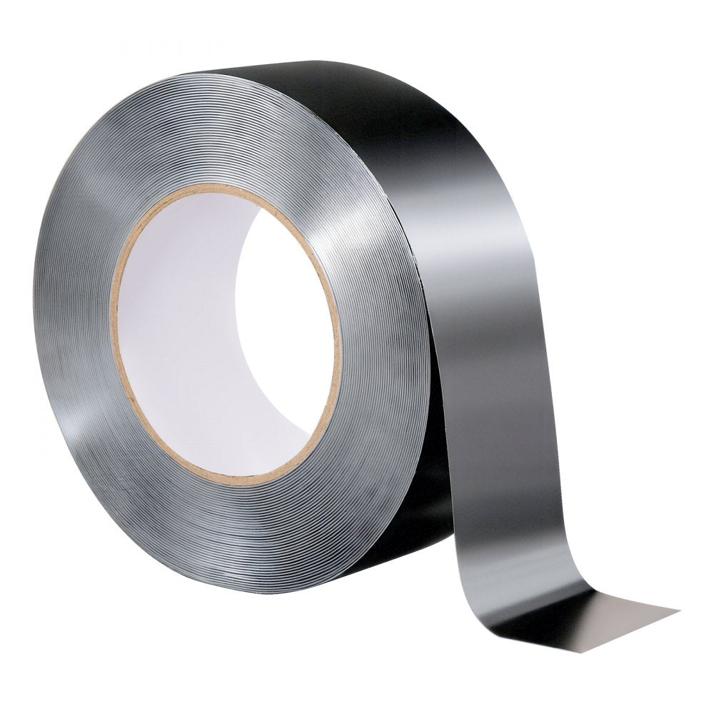 VEVOR Deck Joist Tape, 2 inch x 50 ft, 10 Pack, Weather-Resistant Waterproof Flashing Butyl Joist Tape for Decking, Self-Adhesive, for Wood Decks, Beams Roofs, RVs, House, and Pipes Repair, Black