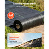 VEVOR Weed Barrier Fabric Heavy Duty, 1.3x100FT 3.2oz Landscape Fabric, Woven Weed Blocker Fabrics, Garden Fabrics Weeds Barrier, Weeds Control Ground Cover, Geotextile Webbing, Gardening Mat, Black
