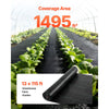 VEVOR Weed Barrier Fabric Heavy Duty, 13x115FT 3.5oz Landscape Fabric, Woven Weed Blocker Fabrics, Garden Fabrics Weeds Barrier, Weeds Control Ground Cover, Geotextile Webbing, Gardening Mat, Black