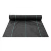 VEVOR Weed Barrier Landscape Fabric, 3.28*164FT Heavy Duty Garden Weed Fabric, Woven PP Weed Control Fabric, Driveway Fabric, Geotextile Fabric for Landscaping, Ground Cover, Weed Blocker Weed Mat, Black