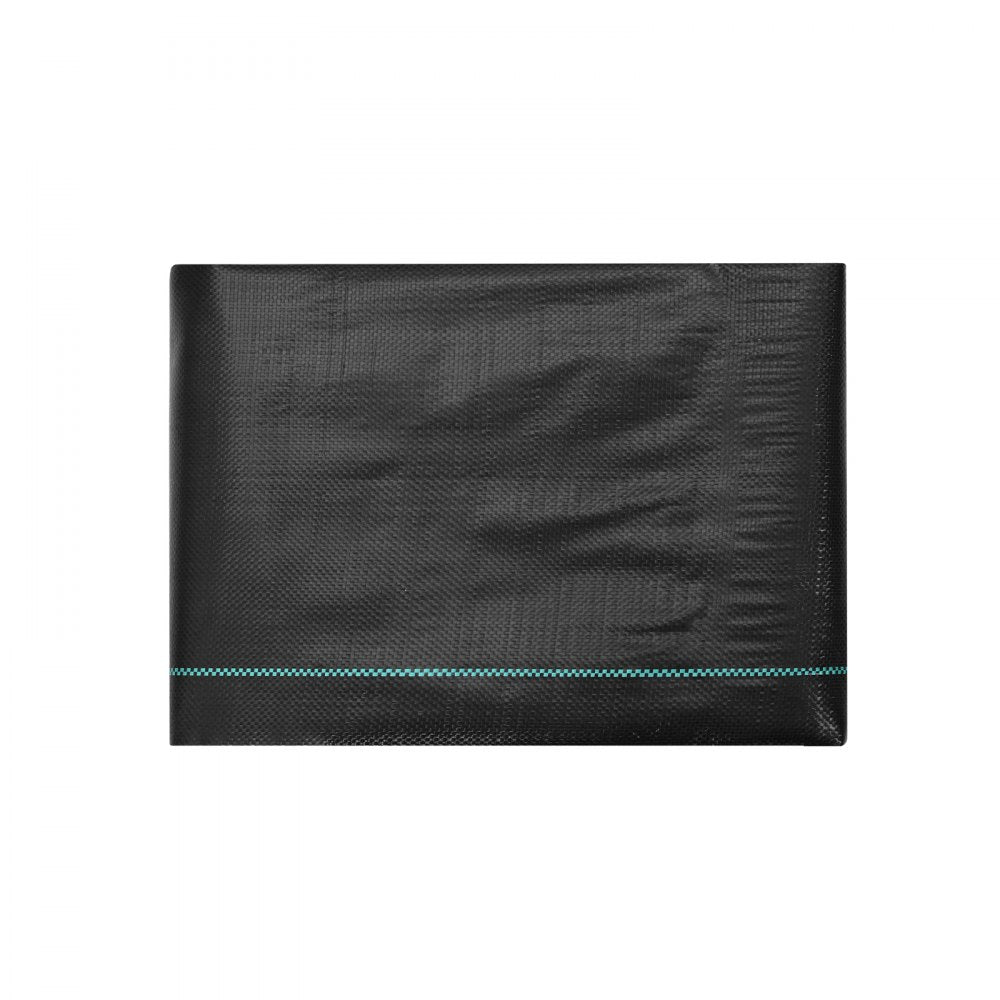 VEVOR Weed Barrier Landscape Fabric, 4*50FT Heavy Duty Garden Weed Fabric, Woven PP Weed Control Fabric, Driveway Fabric, Geotextile Fabric for Landscaping, Ground Cover, Weed Blocker Weed Mat, Black