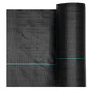 VEVOR Weed Barrier Fabric Heavy Duty, 2 Packs 4x50FT 3.2oz Weed Blocker Fabric, Woven Landscape Fabrics, Garden Fabrics Weeds Barrier, Weeds Control Ground Cover, Geotextile Webbing, Black
