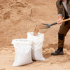 VEVOR Empty Sandbags, 300 Packs 16 x 26 in, Heavy Duty Sand Bags Sacks with Ties, 50lb Capacity Woven Polypropylene Sandbags, Tear-Resistant & UV-Resistant Sand Bags for Flood Protection Barrier
