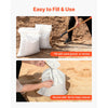 VEVOR Empty Sandbags, 1000 Packs 16 x 26 in, Heavy Duty Sand Bags Sacks with Ties, 50lb Capacity Woven Polypropylene Sandbags, Tear-Resistant & UV-Resistant Sand Bags for Flood Protection Barrier