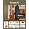VEVOR Violin 3/4 Size for Adults, Violin Fiddle Set for Beginners with Hard Case, Rosin, Bow, Shoulder Rest, Bridge, Tuner and Extra Strings, Professional Musical Instruments for Student (Brown)