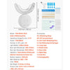 VEVOR Teeth Whitening Kit with LED Light, 32 LED Accelerator Lights, Whitening Strips, Pens and Gel Syringes, U-Shaped Tray, Wireless Portable Kit Fast and Effectively Removes Stubborn Stains
