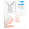 VEVOR Teeth Whitening Kit with LED Light, 32 LED Accelerator Lights, Whitening Gel Syringe, Desensitizing Gel, and U-Shaped Tray, Wireless Portable Kit Fast and Effectively Removes Stubborn Stains