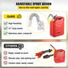VEVOR Jerry Fuel Can, 5.3 Gallon / 20 L Portable Jerry Gas Can with Flexible Spout System, Rustproof ＆ Heat-resistant Steel Fuel Tank for Cars Trucks Equipment, Red