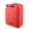 VEVOR Jerry Fuel Can, 5.3 Gallon / 20 L Portable Jerry Gas Can with Flexible Spout System, Rustproof ＆ Heat-resistant Steel Fuel Tank for Cars Trucks Equipment, Red