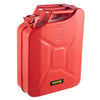 VEVOR Jerry Fuel Can, 5.3 Gallon / 20 L Portable Jerry Gas Can with Flexible Spout System, Rustproof ＆ Heat-resistant Steel Fuel Tank for Cars Trucks Equipment, Red