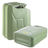 VEVOR Jerry Fuel Can, 5.3 Gallon / 20 L Portable Jerry Gas Can with Flexible Spout System, Rustproof ＆ Heat-resistant Steel Fuel Tank for Cars Trucks Equipment, 2PCS Green