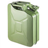 VEVOR Jerry Fuel Can, 5.3 Gallon / 20 L Portable Jerry Gas Can with Flexible Spout System, Rustproof ＆ Heat-resistant Steel Fuel Tank for Cars Trucks Equipment, Green
