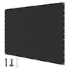 VEVOR 90% Sun Shade Cloth, 10 x 10 ft Pergola Shade Cover with Stainless Steel Grommets, Sun Shades Canopy Privacy Screen with 140 GSM HDPE Material, for Outdoor, Patio, Garden, and Backyard (Black)