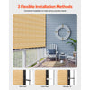 VEVOR 90% Sun Shade Cloth, 12 x 20 ft Pergola Shade Cover with Stainless Steel Grommets, Sun Shades Canopy Privacy Screen with 160 GSM HDPE Material, for Outdoor, Patio, Garden, and Backyard (Beige)