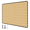 VEVOR 90% Sun Shade Cloth, 12 x 20 ft Pergola Shade Cover with Stainless Steel Grommets, Sun Shades Canopy Privacy Screen with 160 GSM HDPE Material, for Outdoor, Patio, Garden, and Backyard (Beige)
