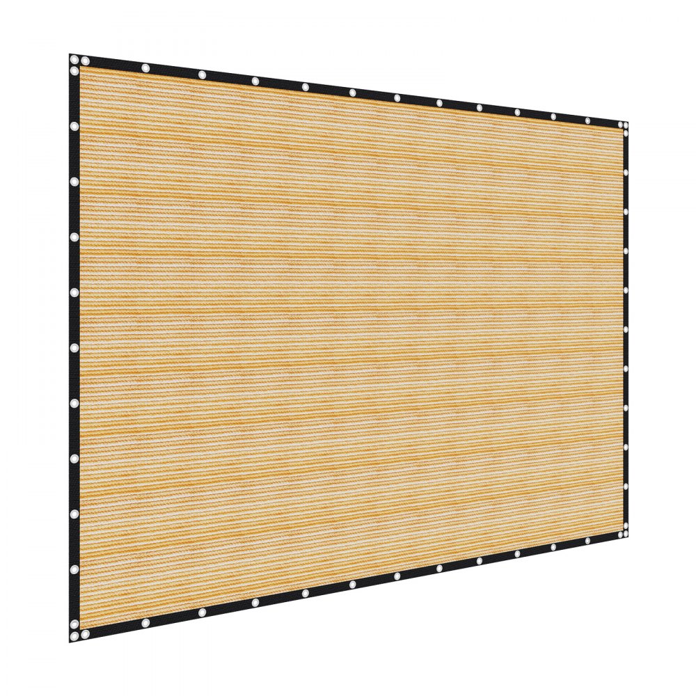 VEVOR 90% Sun Shade Cloth, 12 x 20 ft Pergola Shade Cover with Stainless Steel Grommets, Sun Shades Canopy Privacy Screen with 160 GSM HDPE Material, for Outdoor, Patio, Garden, and Backyard (Beige)