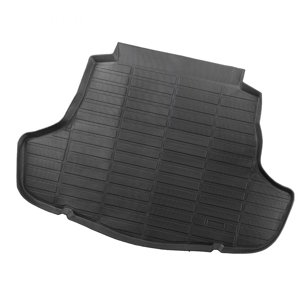 VEVOR Cargo Mat Compatible with Toyota Camry Hybrid 2018-2025, Precise Fit Odorless Durable Trunk Mat, TPE Trunk Protector Replacement, Black (1PCS)