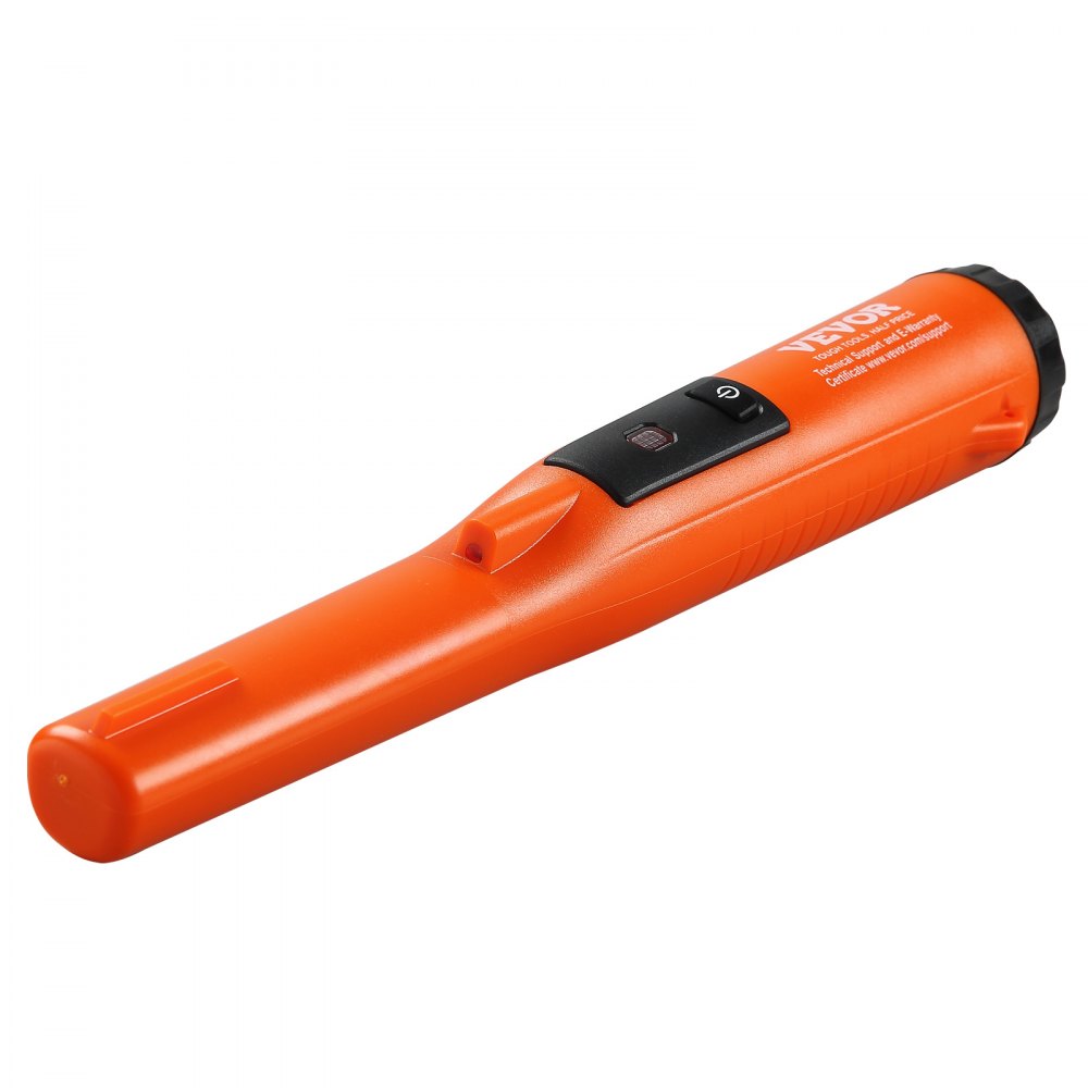 VEVOR Metal Detector Pinpointer, IP68 Fully Waterproof Handheld Pin Pointer Wand, 4.5" Detection Depth, 3 Modes, Professional Treasure Hunting Probe with Holster and 9V Battery, for Adults and Kids