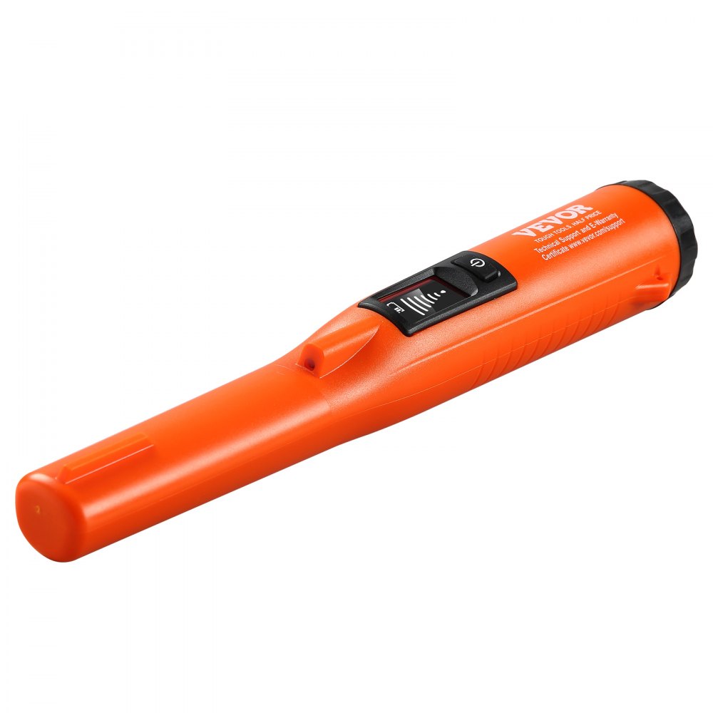 VEVOR Metal Detector Pinpointer, IP68 Fully Waterproof Handheld Pin Pointer Wand, 4.5" Detection Depth, 3 Modes, LCD Screen, Treasure Hunting Probe with Holster and 9V Battery, for Adults and Kids