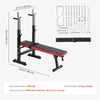 VEVOR Weight Bench, Adjustable Weight Bench for Full Body Workout, 400lbs Exercise Sit up Bench for Home Gym Strength Training, Weight Bench Press with Quick Folding and Fast Adjustment