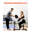 VEVOR Preacher Curl Bench, Strength Training Biceps Machine, Max load 440 LBS Home Gym Equipment, Seated Arm Isolated Barbell Dumbbell Bicep Station, Adjustable Weight Benches for Home Gym